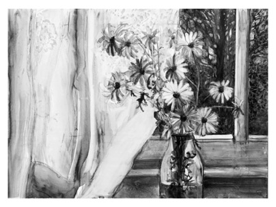 For the Love of Daisies 22x30 Available Contact artist $2600 For the Love of Daisies 22x30 Available Contact artist $2600